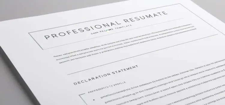 Master Writing Declaration For Resume Guide And Tips For 2025 Declaration In Resume 7b913f3d79.webp